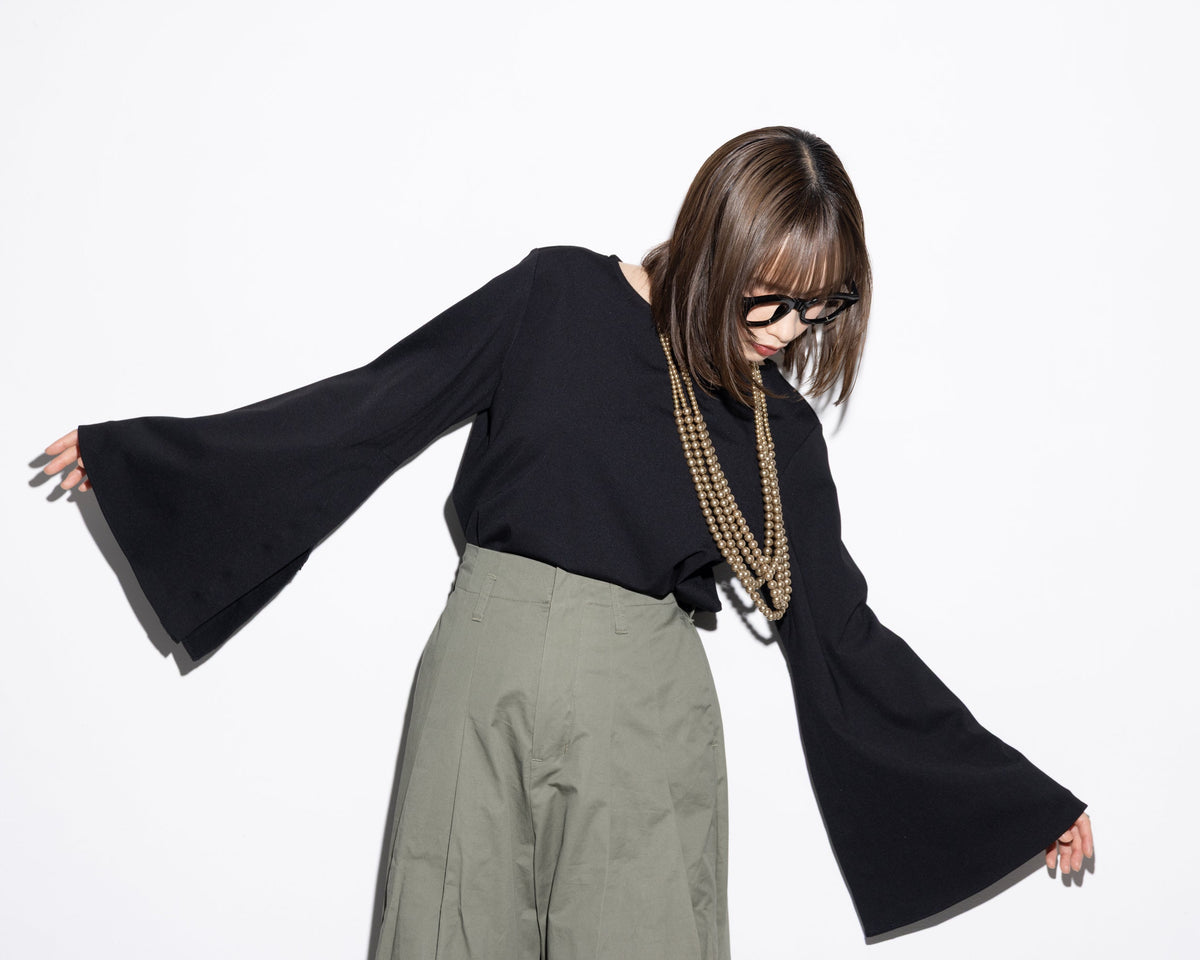 Flare Sleeve Blouse