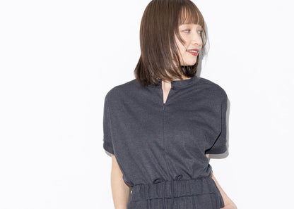 Front Zip Knit Top