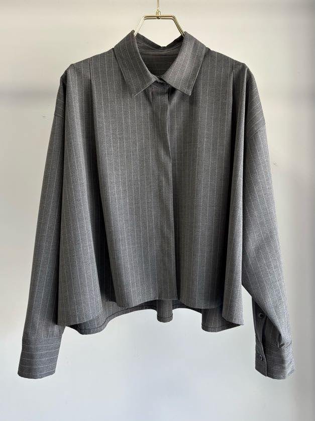 Pinstripe Blouse