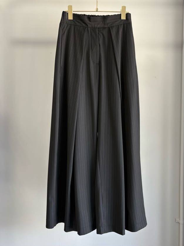 Pinstripe Wide Pants
