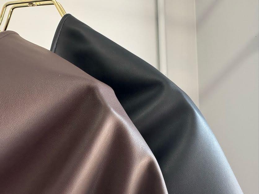 Faux Leather Scarf