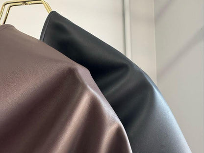 Faux Leather Scarf