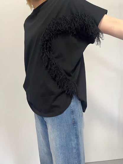 HEART fringe Tee