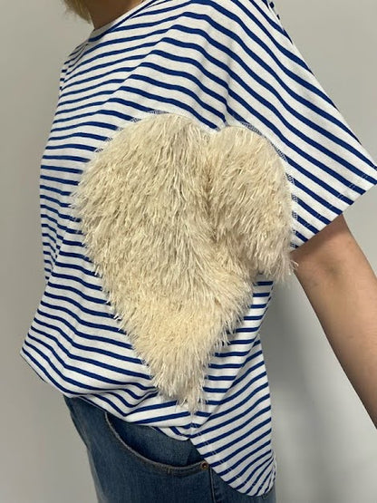 HEART border Tee