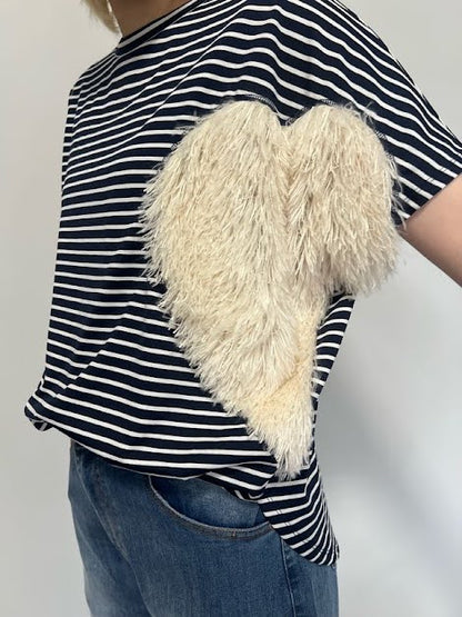 HEART border Tee