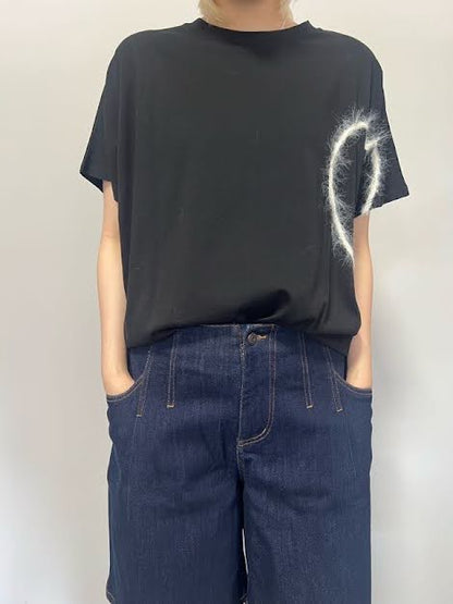 HEART cord embroidery Tee