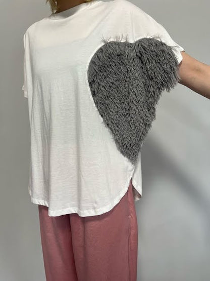 HEART fringe Tee