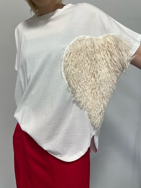 HEART fringe Tee