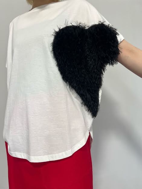 HEART fringe Tee