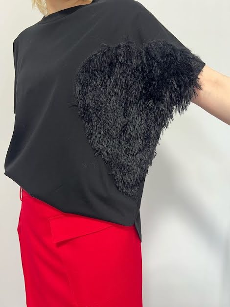 HEART fringe Tee